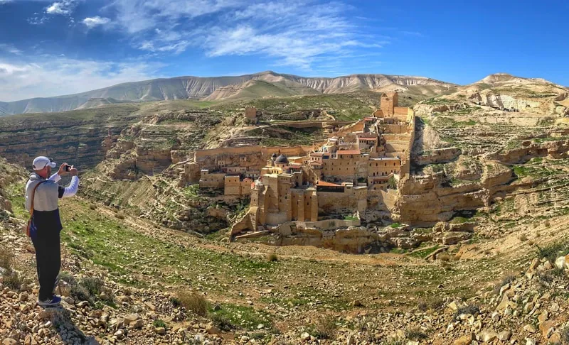 mar saba panorama