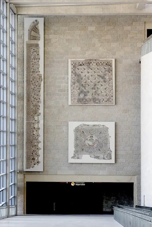 ben gurion airport mosaics