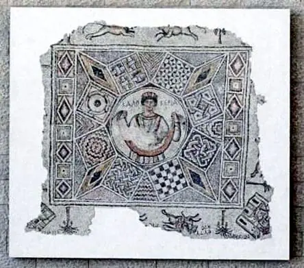 caesarea mosaic ben gurion